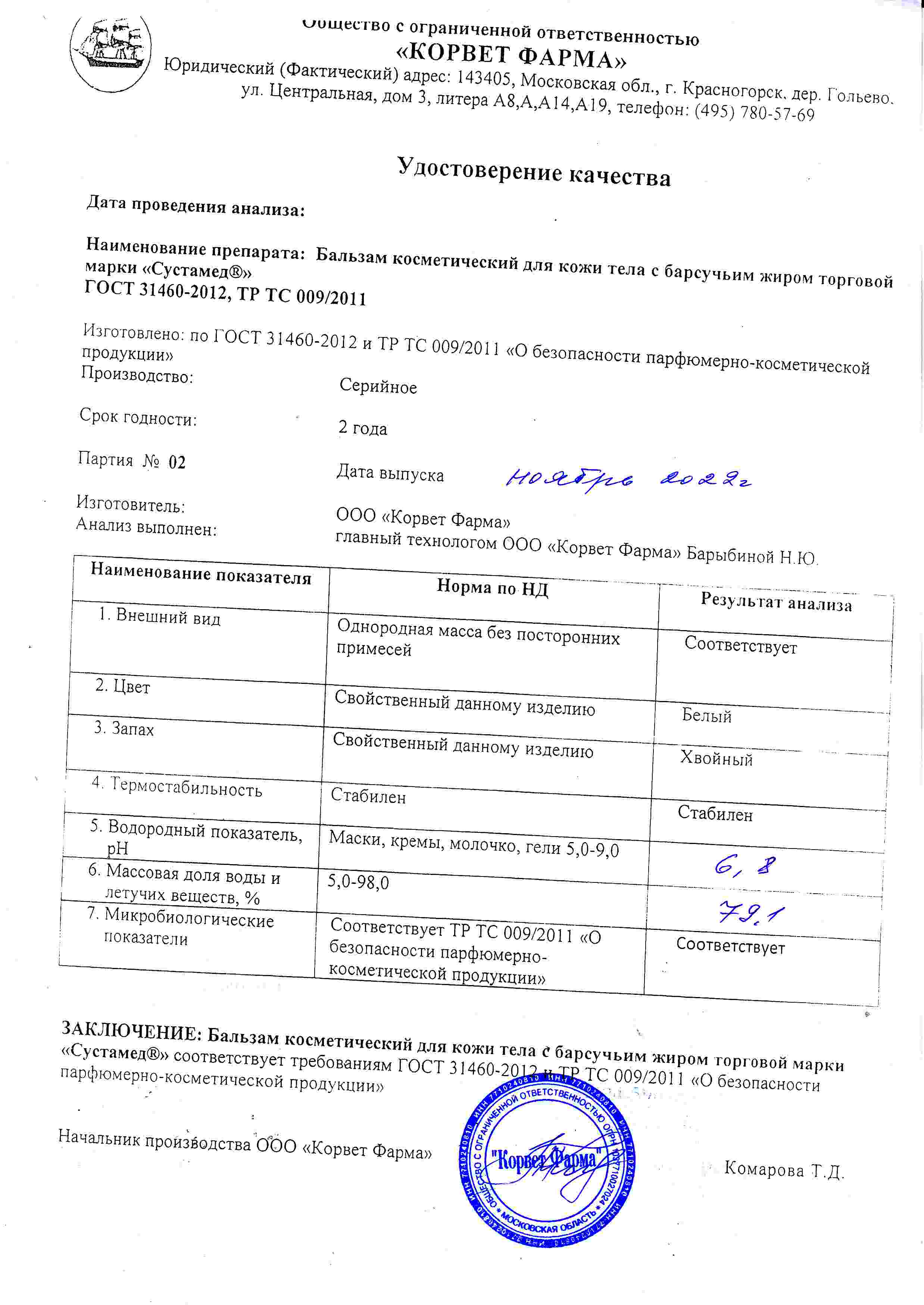 Паспорт №11202202
